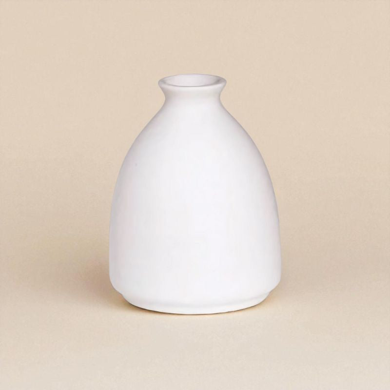 Vase céramique blanc type 13