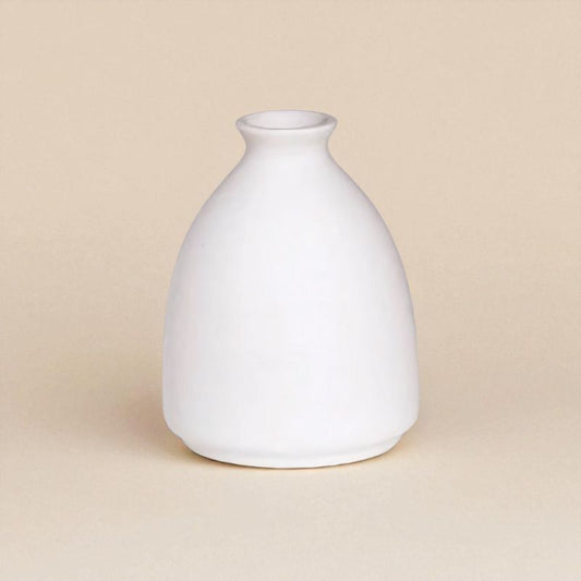Vase céramique blanc type 13