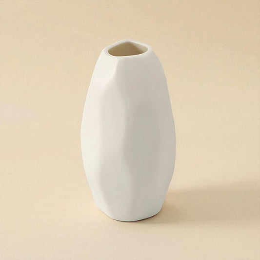 Vase céramique blanc type 14