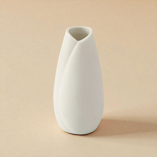 Vase céramique blanc type 15