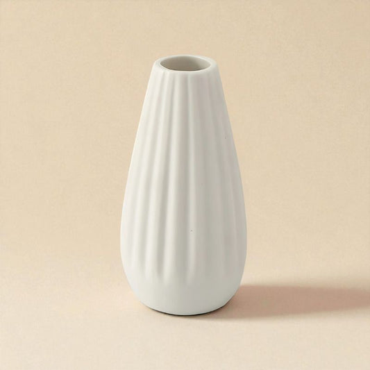 Vase céramique blanc type 16