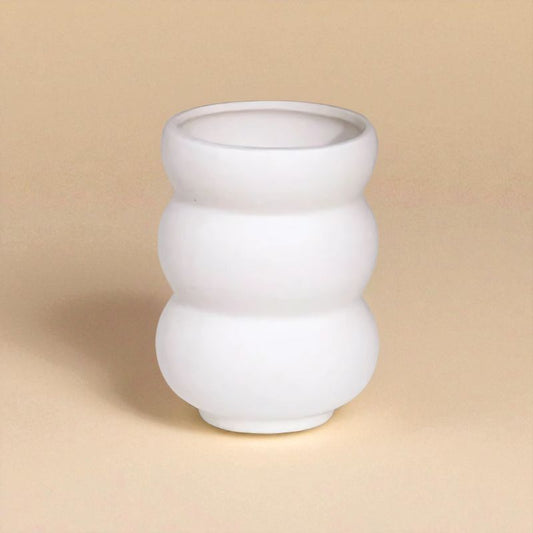 Vase céramique blanc type 2