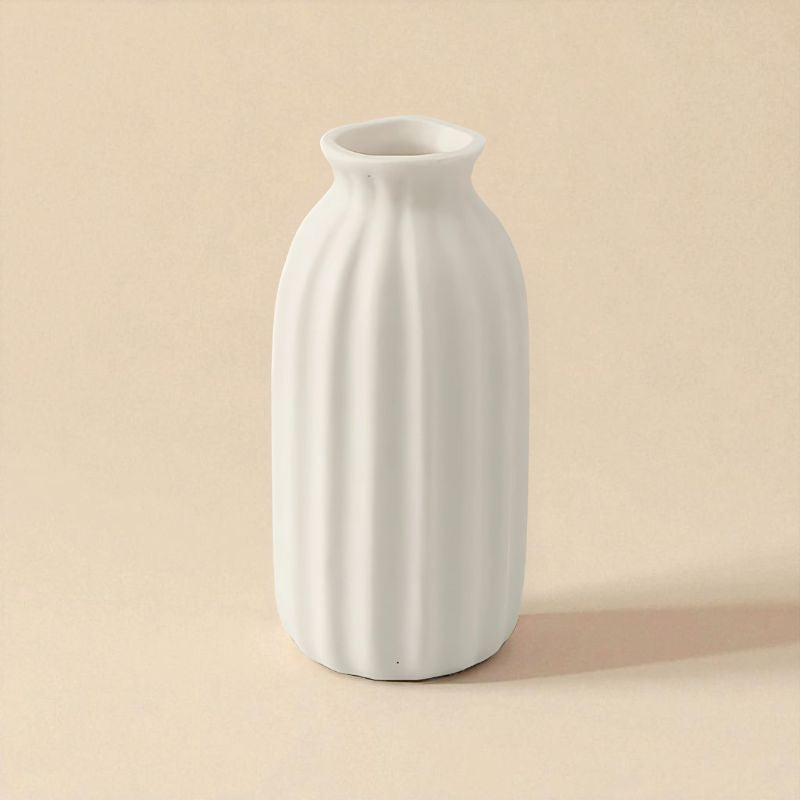 Vase céramique blanc type 4
