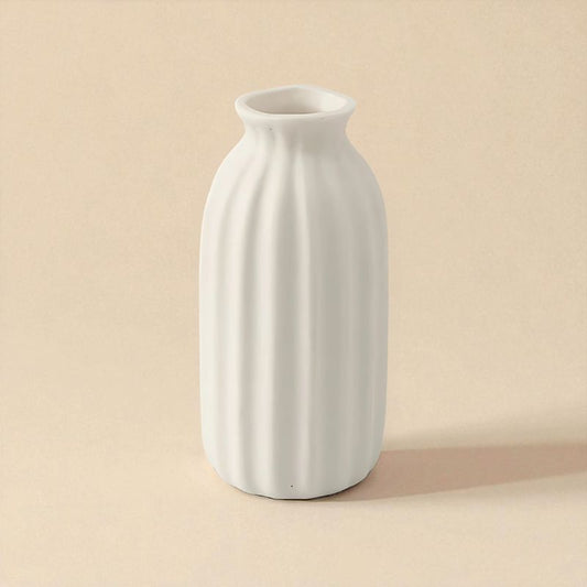 Vase céramique blanc type 4
