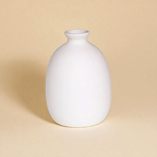 Vase céramique blanc type 9