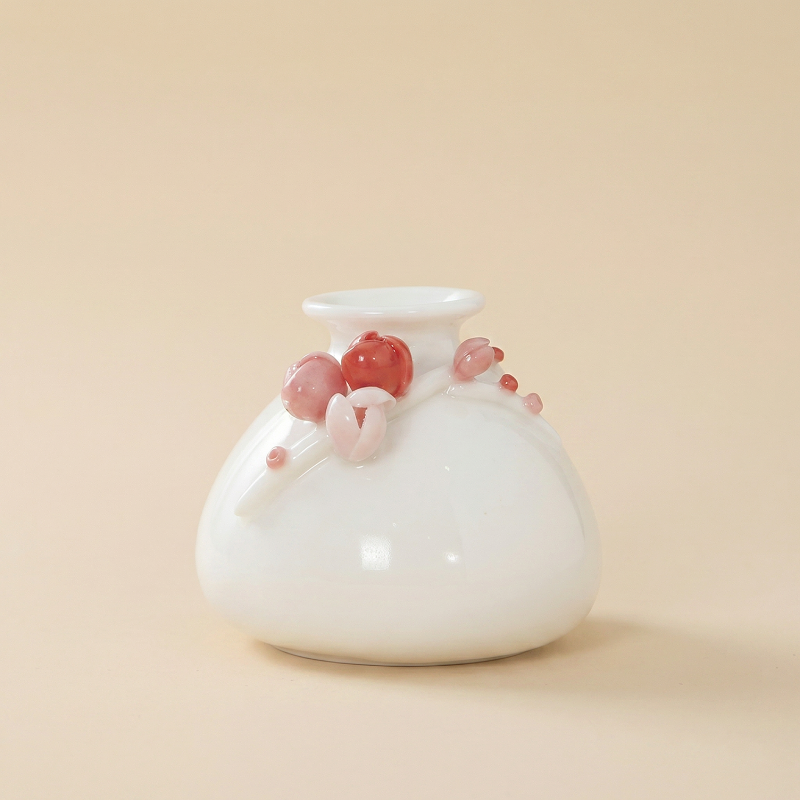 Vases en céramique fleurs de prunier – Collection design élégante