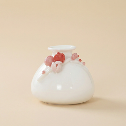 Vases en céramique fleurs de prunier – Collection design élégante