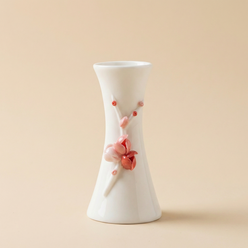 Vases en céramique fleurs de prunier – Collection design élégante