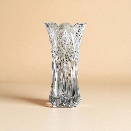 Vase cristal fleur