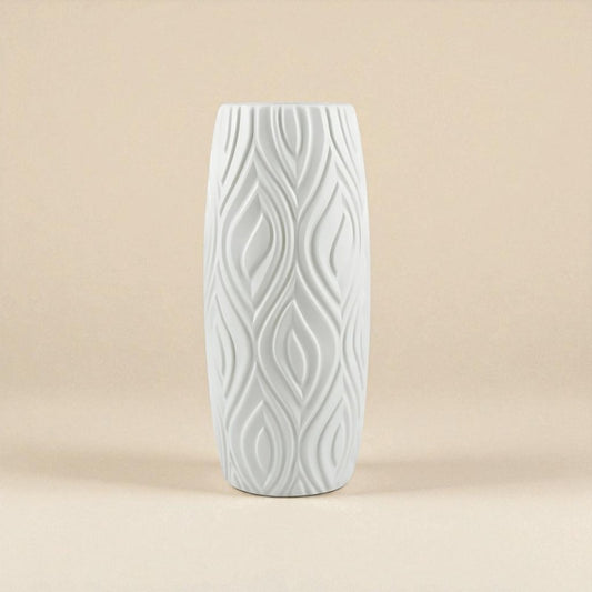 Vase écorce blanc
