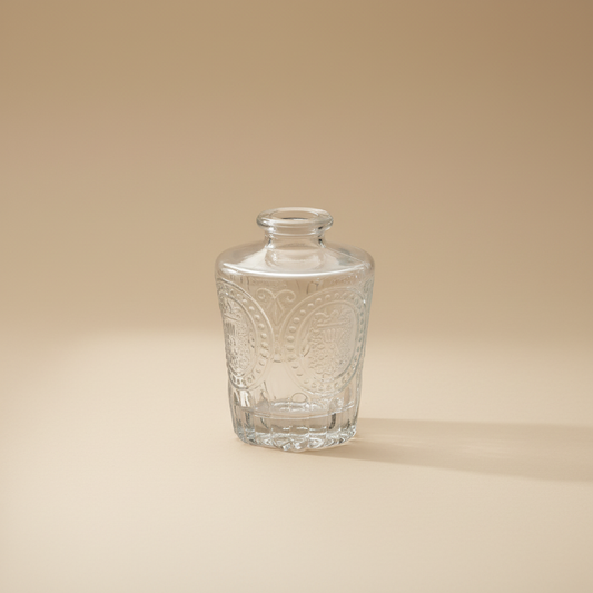 Vase en verre mini transparent type 7