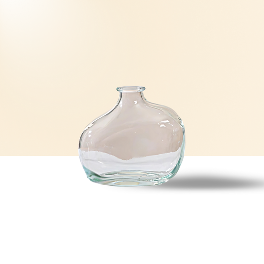 Vase en verre transparent nuage taille M