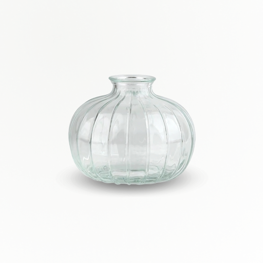 Vase en verre transparent type 6