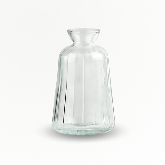 Vase en verre transparent type 7