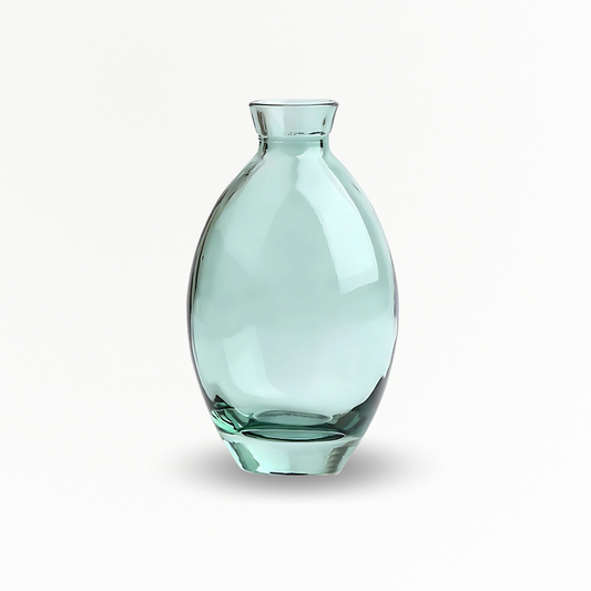 Vase en verre vert type 3