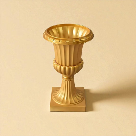 Vase extérieur ornement doré
