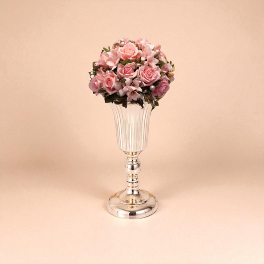 Vase métal calice taille S