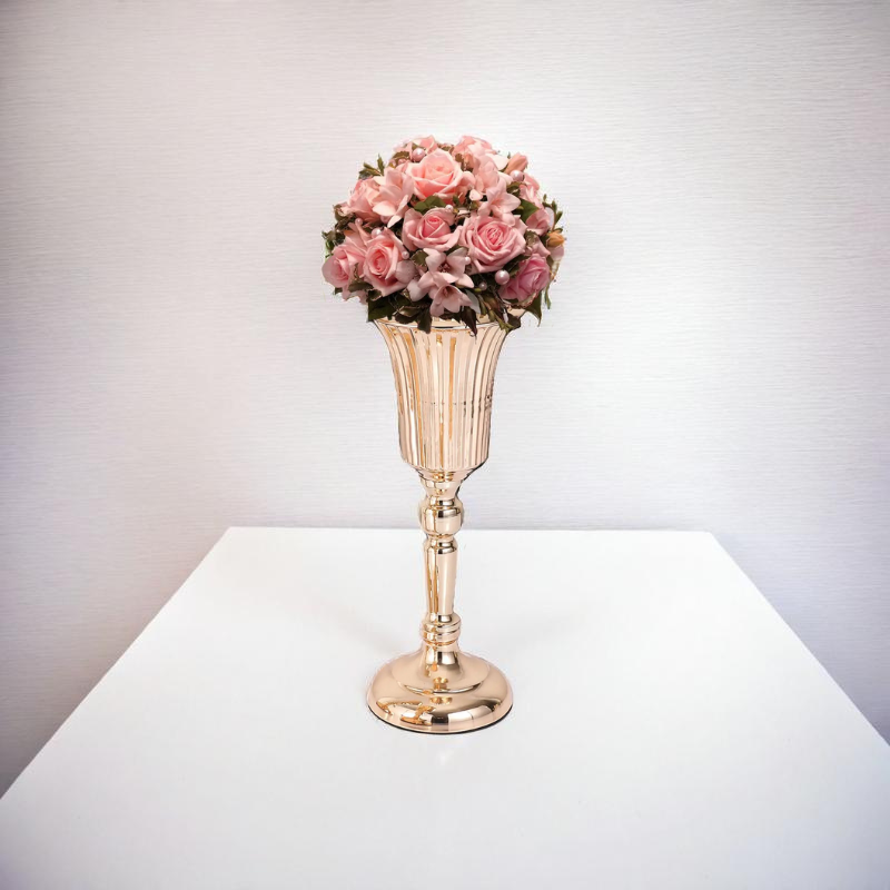 Vase metal calice taille M