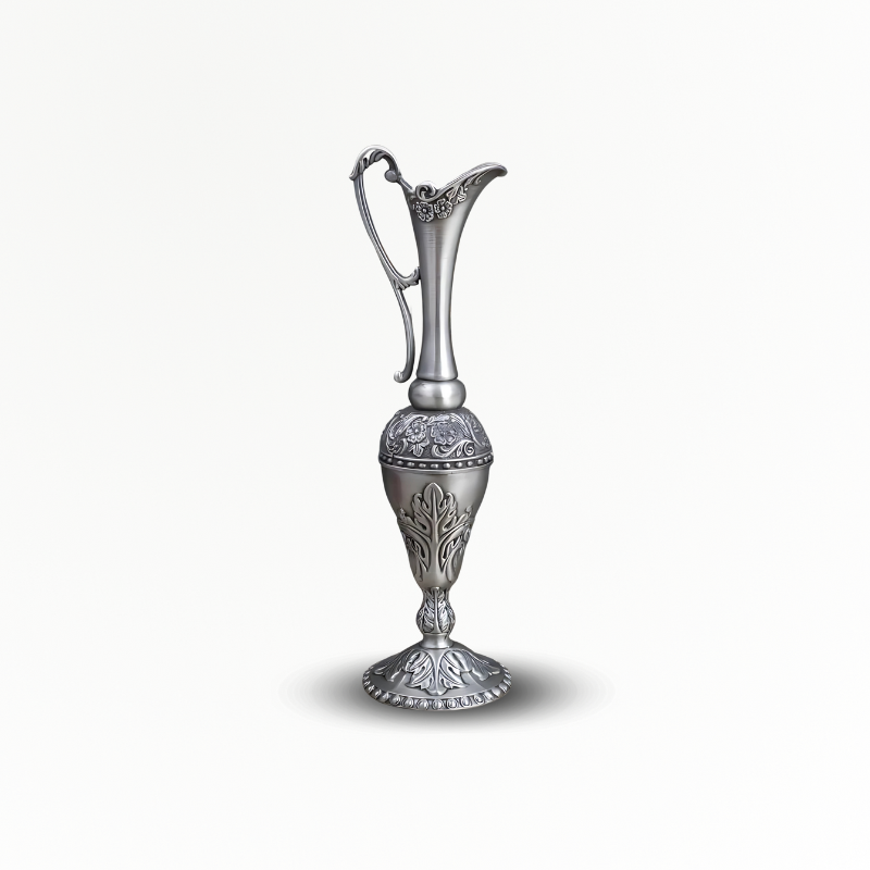 Vase métal classique métallisé