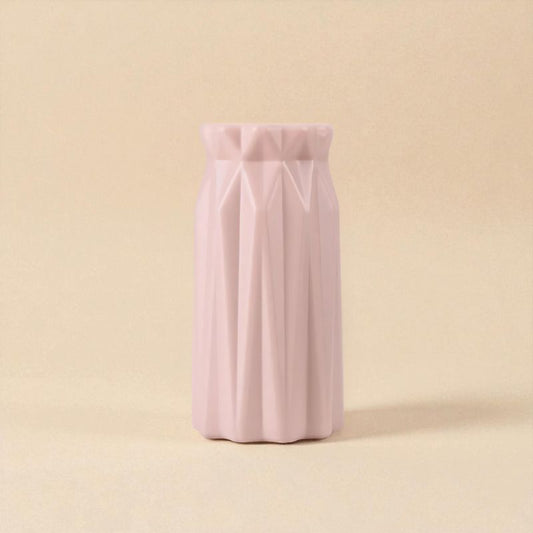 Vase origami rose