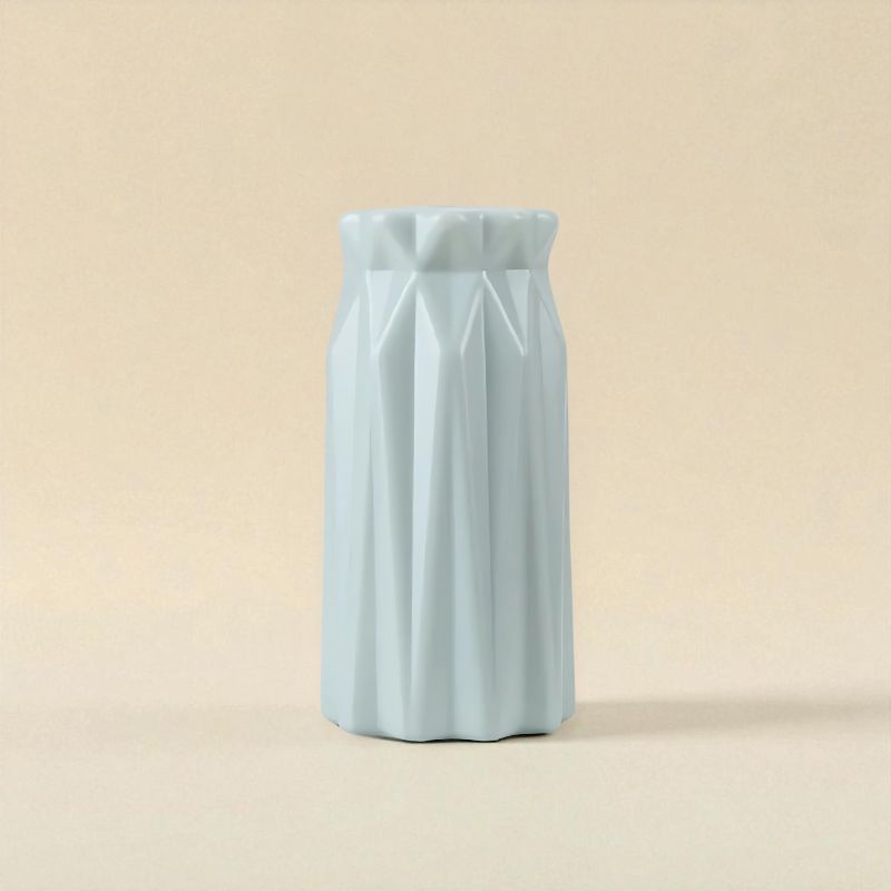 Vase origami vert