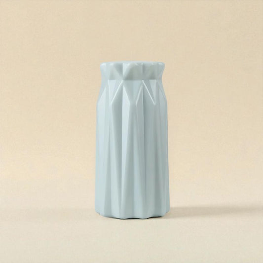 Vase origami vert