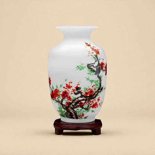 Vase porcelaine Blanc type A