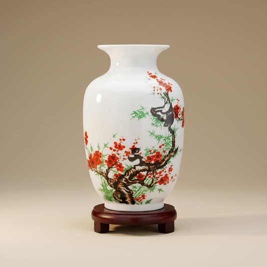 Vase porcelaine Blanc type A