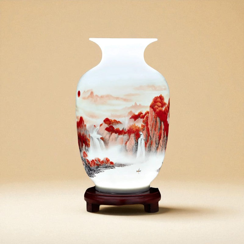 Vase porcelaine Blanc type K