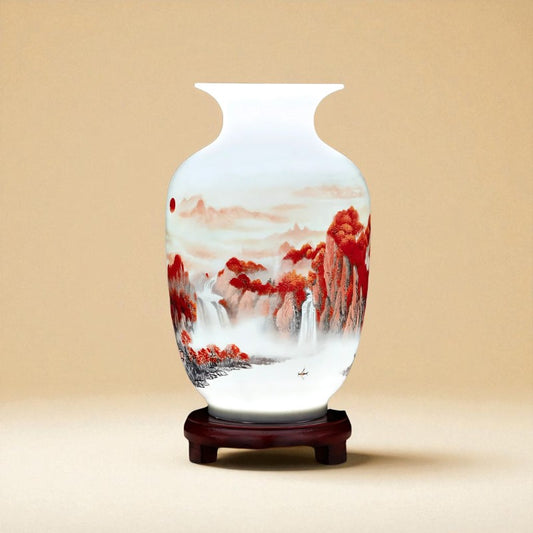 Vase porcelaine Blanc type K