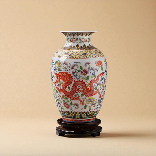 Vase porcelaine Phoenix type C