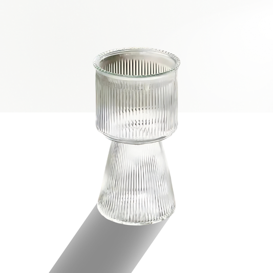 Vase transparent base large type 4