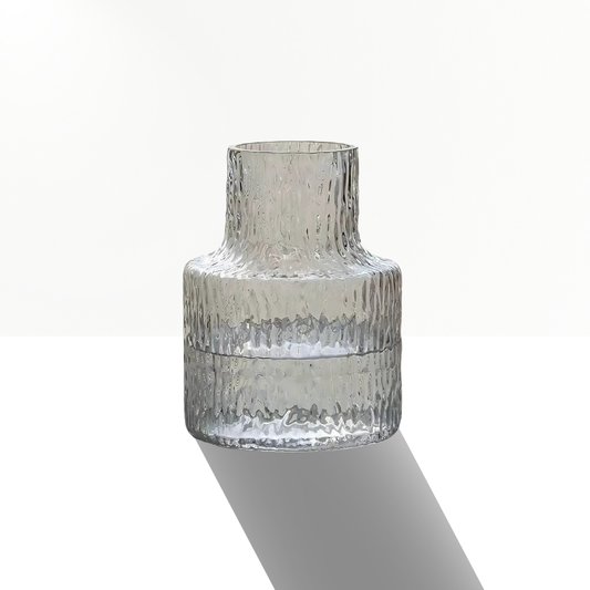 Vase transparent base large type 5