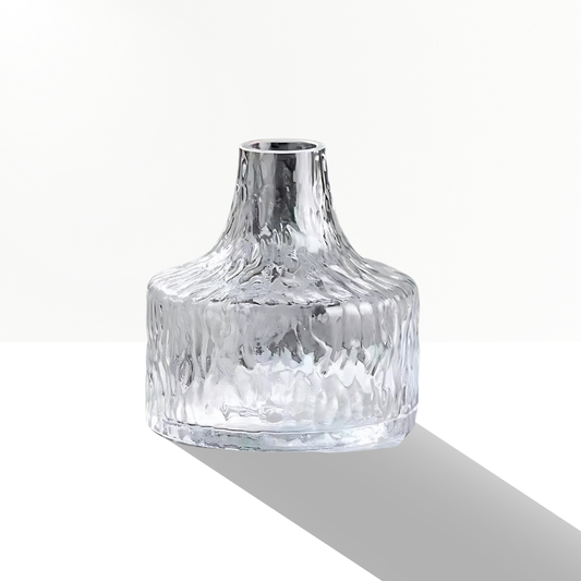 Vase transparent base large type 7