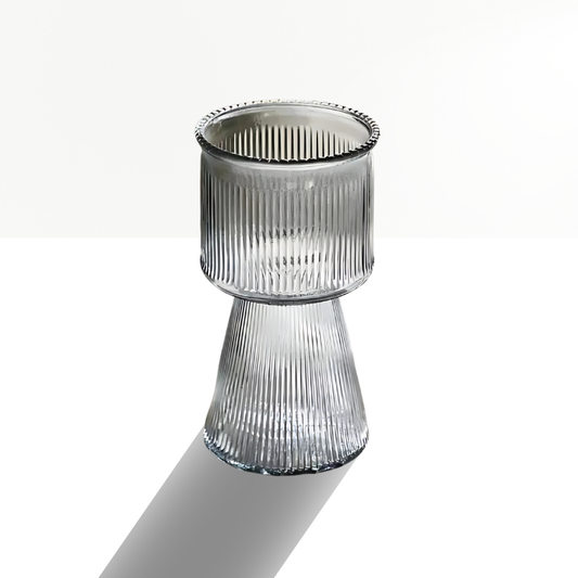 Vase transparent base large type 9