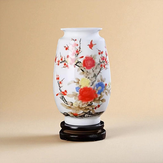 Vase vintage chinois florale type 2