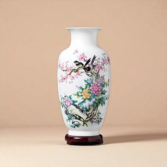 Vase vintage chinois florale type 3