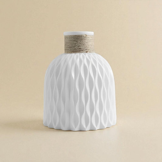 Vase ananas blanc