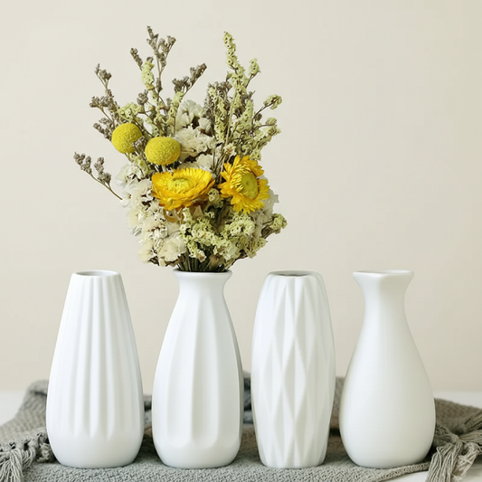 Vases en céramique blanche design – Décoration intérieure élégante L'univers-du-vase