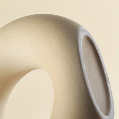 Vases en céramique design circulaire – Style minimaliste moderne