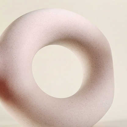 Vases en céramique design circulaire – Style minimaliste moderne