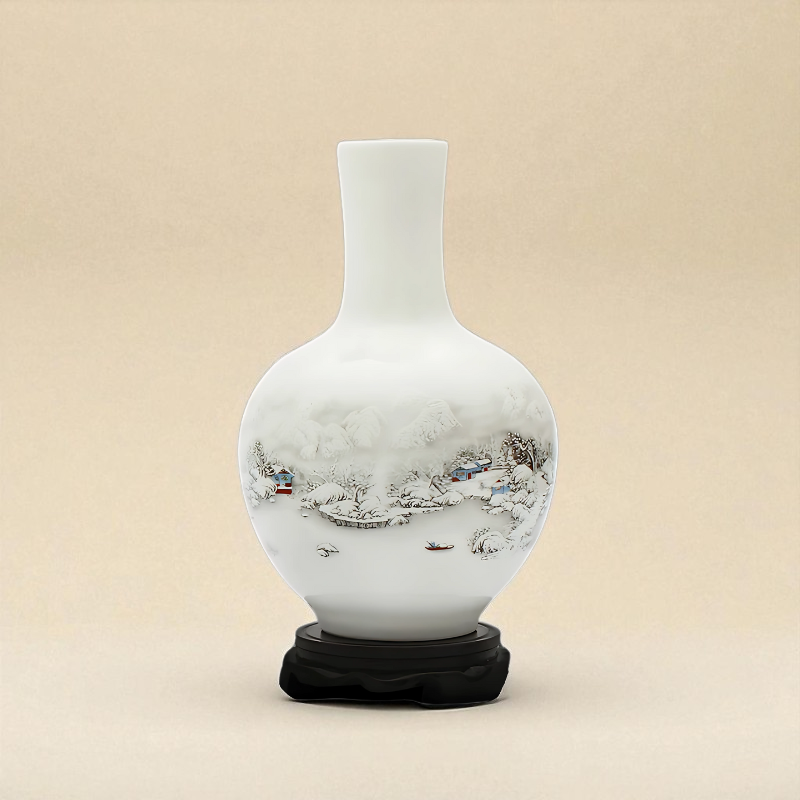 Vase porcelaine Blanc type B