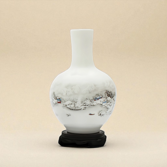 Vase porcelaine Blanc type B