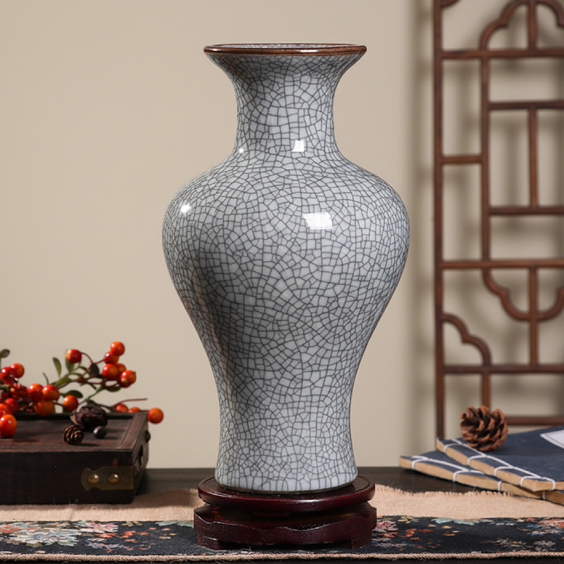 Vases en céramique craquelée – Design épuré et raffiné